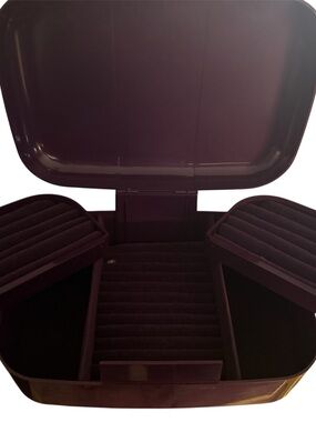 Source Unknown Purple Women's Jewelry Organizer Box